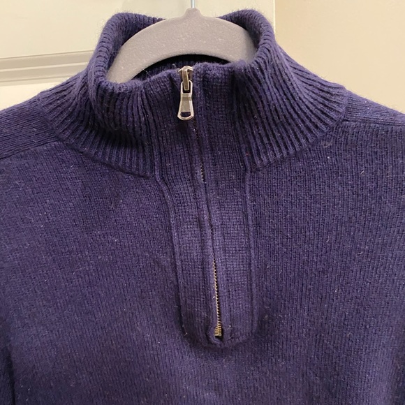 JCrew men’s small slim fit quarter zip sweater - Picture 4 of 8